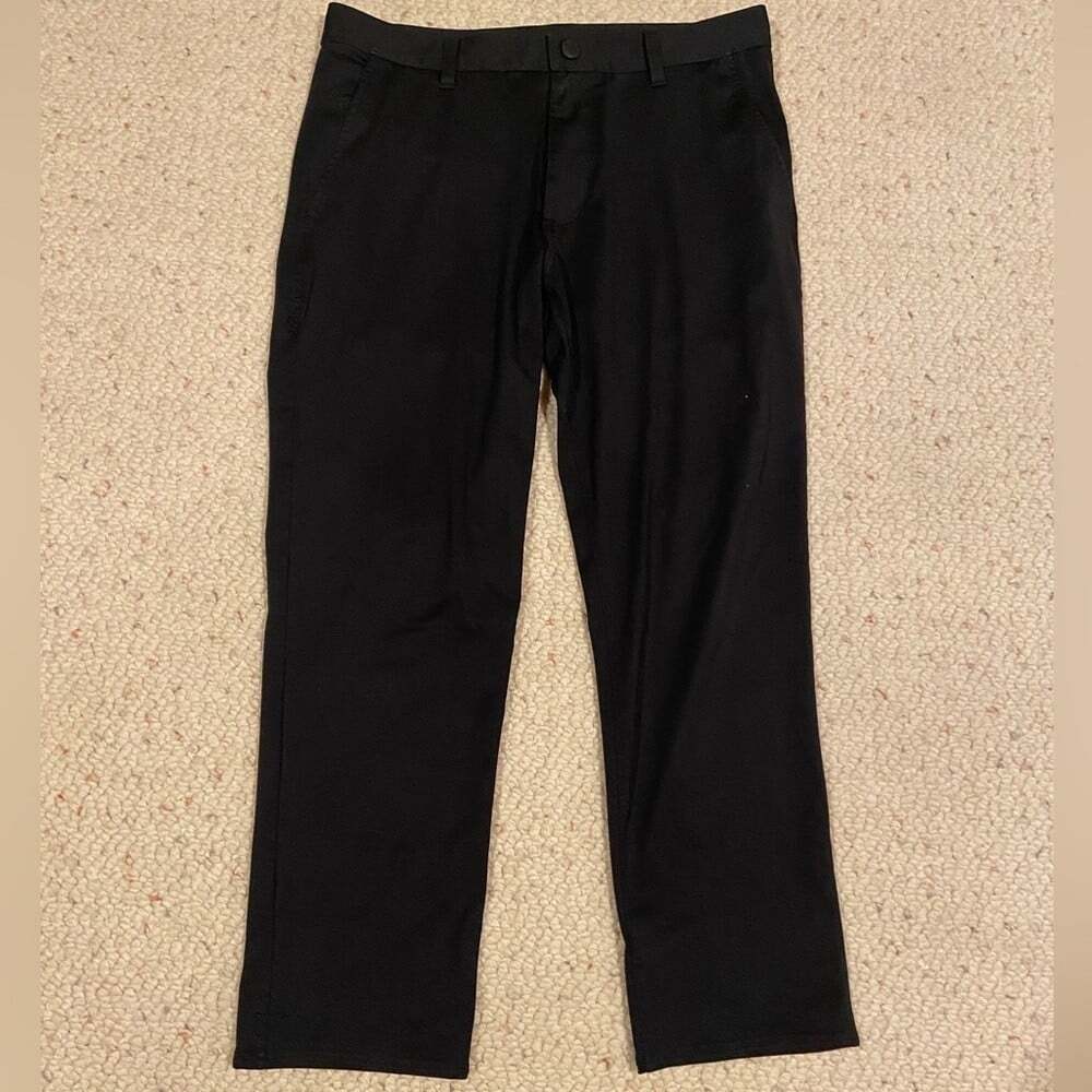 RHONE Black Athletic Trousers Sz 31